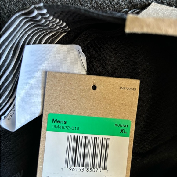 Nike AeroSwift Dri-Fit ADV 1/2 Lenght Black/White Racing Tights Size Extra Large - Picture 5 of 9